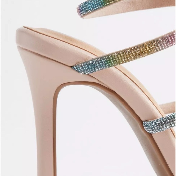 TORRID Lace Up Embroidered Heel Sandal (WW) - Picture 4 of 5